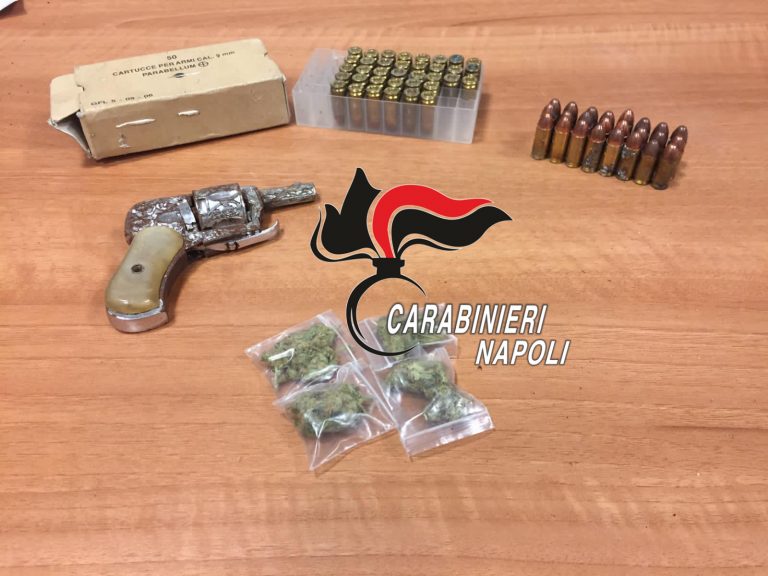 Napoli e provincia, lotta al traffico di armi da fuoco: in due settimane sequestrate 10 pistole e centinaia di munizioni