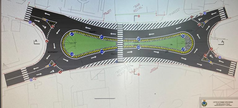 Somma Vesuviana, al via la realizzazione della rotonda tra Via Aldo Moro e Via Circumvallazione