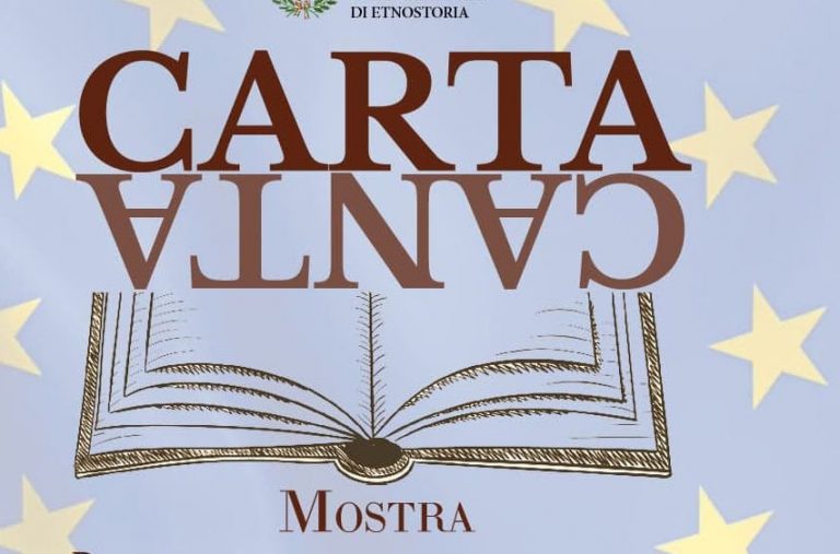 “Carta Canta”, l’esposizione costituita da centinaia di Opere del Settore demoetnoantropologico