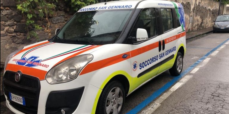 Ottaviano, Covid-19, l’auto medica del Comune salva un uomo di 74 anni in fin di vita
