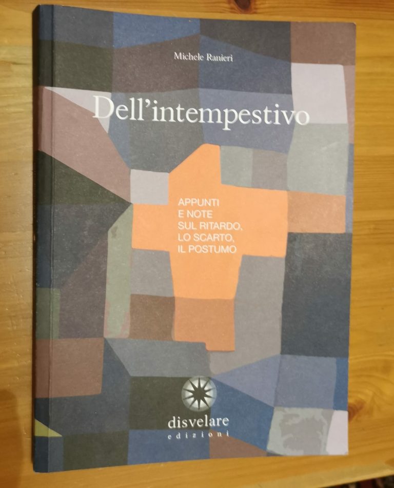 Nola, “Dell’intempestivo”: appunti e riflessioni sulla condizione umana di Michele Ranieri