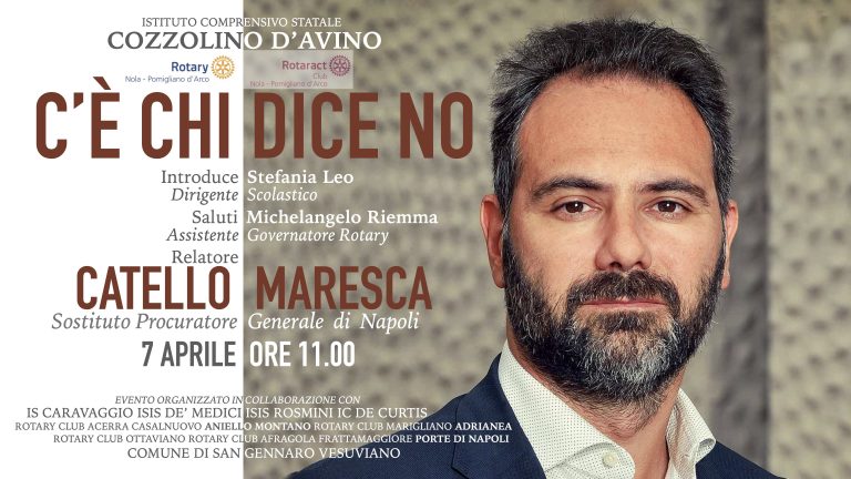 San Gennaro Vesuviano, la scuola “B. Cozzolino – L. D’Avino” presenta il dibattito sulla legalità “C’È CHI DICE NO”