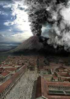 Vesuvio, Pompei: determinata la durata delle correnti piroclastiche nell’eruzione del 79 d.C.