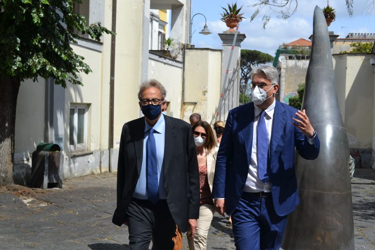 San Giorgio a Cremano, il sindaco accoglie il Prefetto Valentini. Dialogo su sicurezza,  cultura e futuro