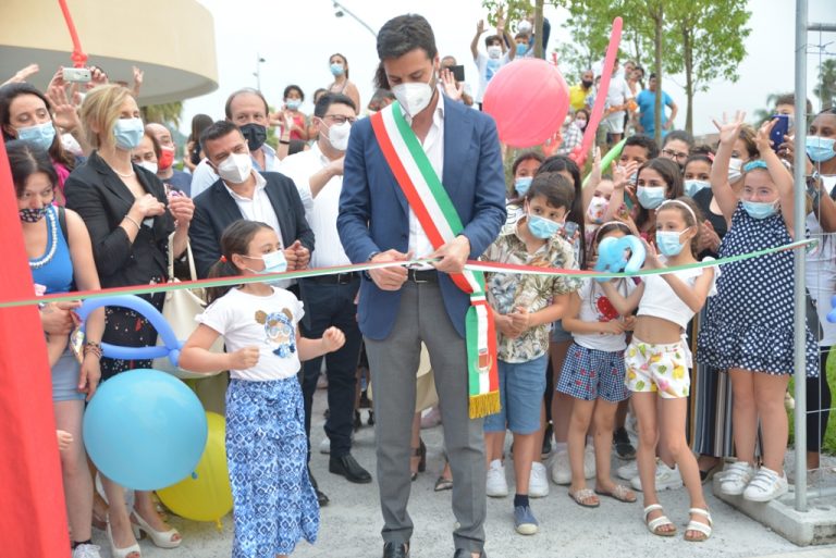 Palma Campania, inaugurato un mega parco di circa 8000 metri quadri. Si chiama “Parco delle Nuvole”