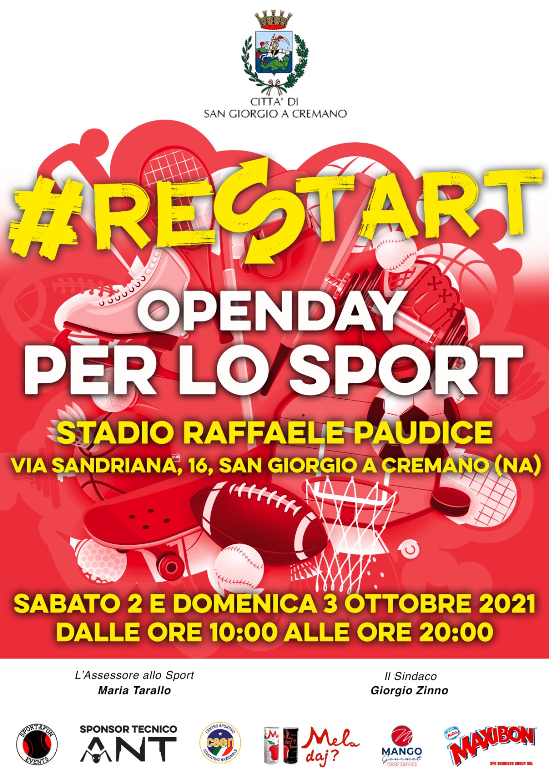 OPEN DAY SPORT 1 2 OTTOBRE