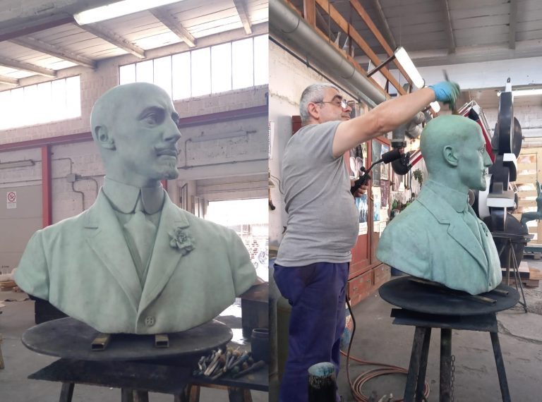 Il Comune di Palma regala il busto di D’Annunzio