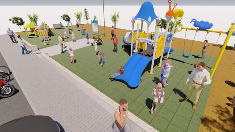 Nuovo parco giochi a ridosso della zona ferroviaria