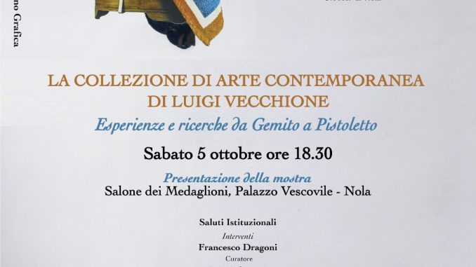 Nola, al via la prima mostra di arte contemporanea del collezionista Luigi Vecchione