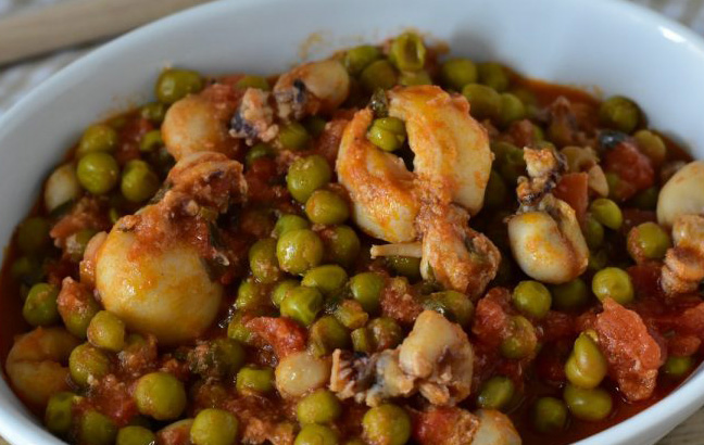 Le ricette di Biagio: seppie e piselli. E il genio di Achille Campanile….