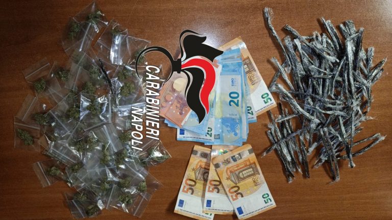 Brusciano, spaccio nella 219: scattano manette per due giovani