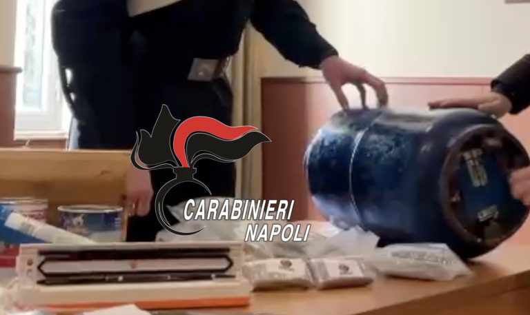 Quattro chili di droga nascosti in bombola del gas e covi: arrestate 2 coppie di Pomigliano e Brusciano