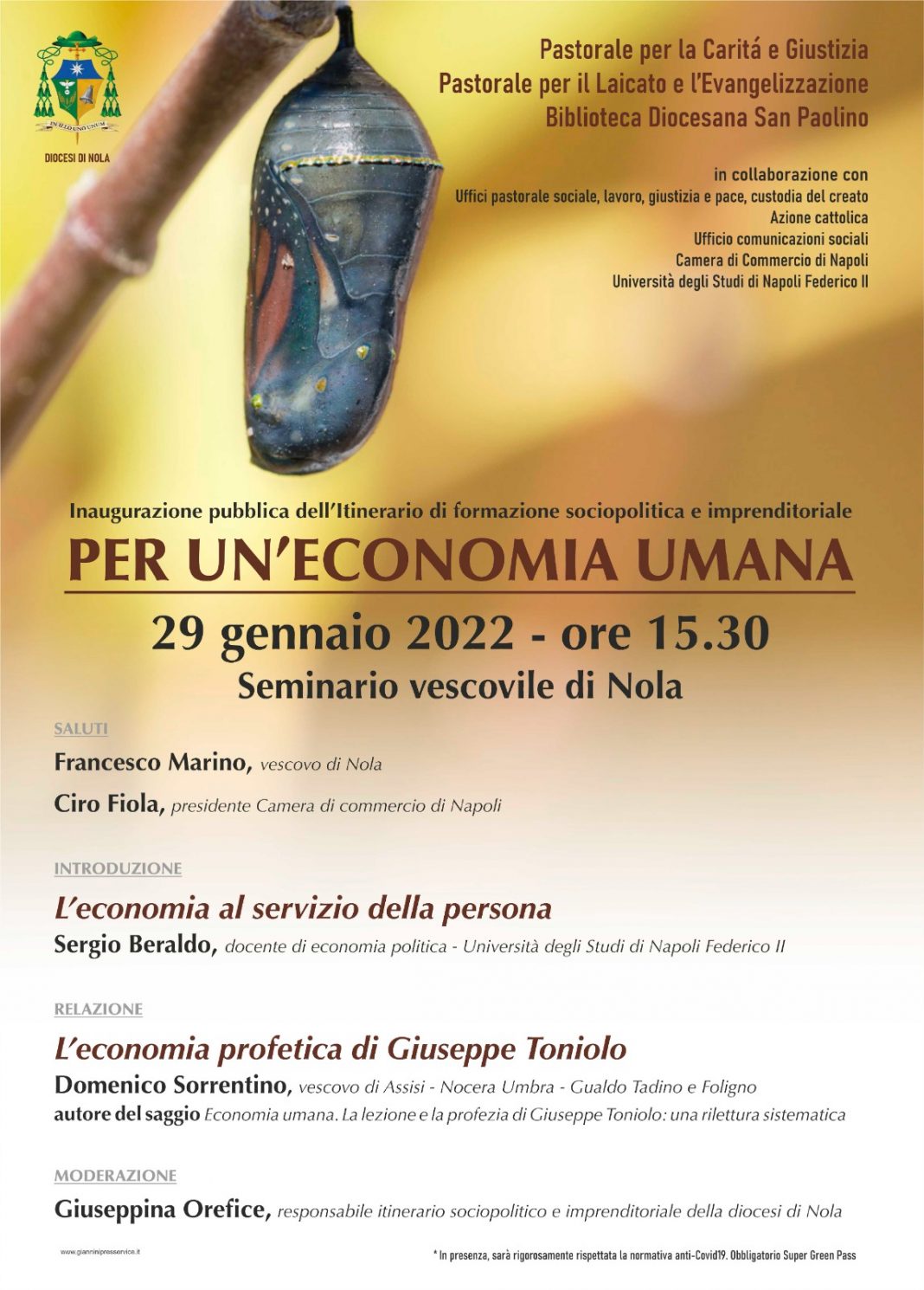 Economia umana, il percorso del vescovo di Nola