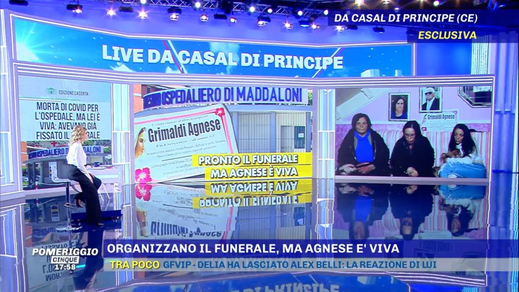 Covid Hospital comunica decesso a familiari, ma lei è viva: avevano già fissato funerali