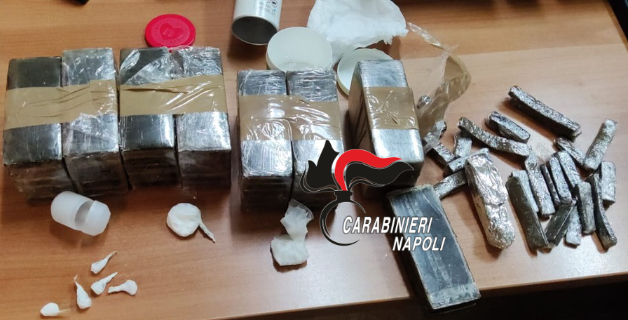 Castello di Cisterna, pregiudicato trovato con 4 chili di droga