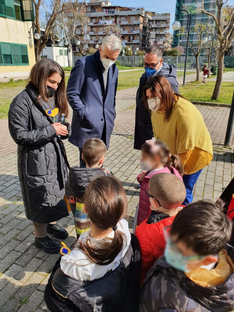 Primo giorno di scuola a San Giorgio per bimbo sfuggito alla guerra in Ucraina