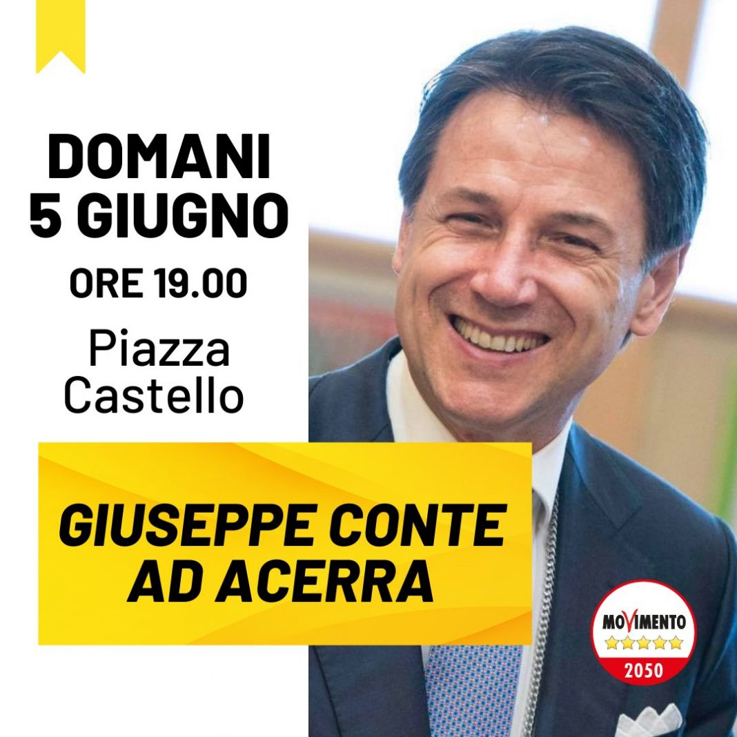 Acerra, ombre sul voto: la mossa dell’ex premier Conte per il centrosinistra Piatto-Auriemma