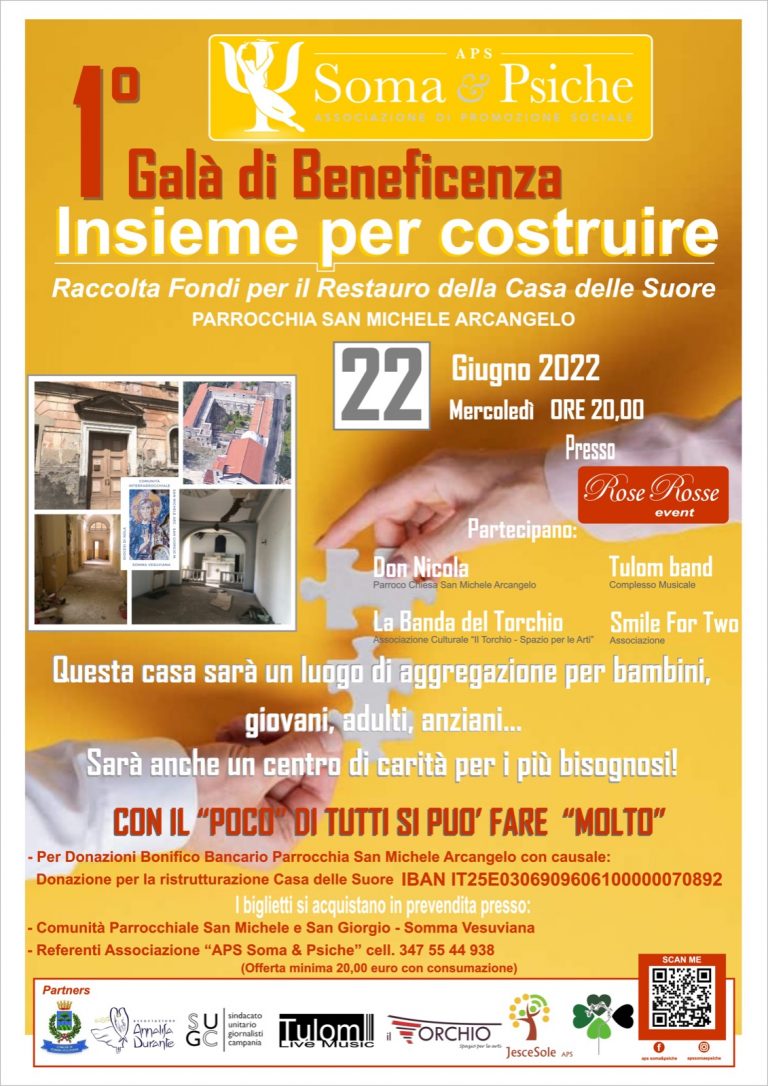 Serata di beneficenza per la casa delle suore a Somma