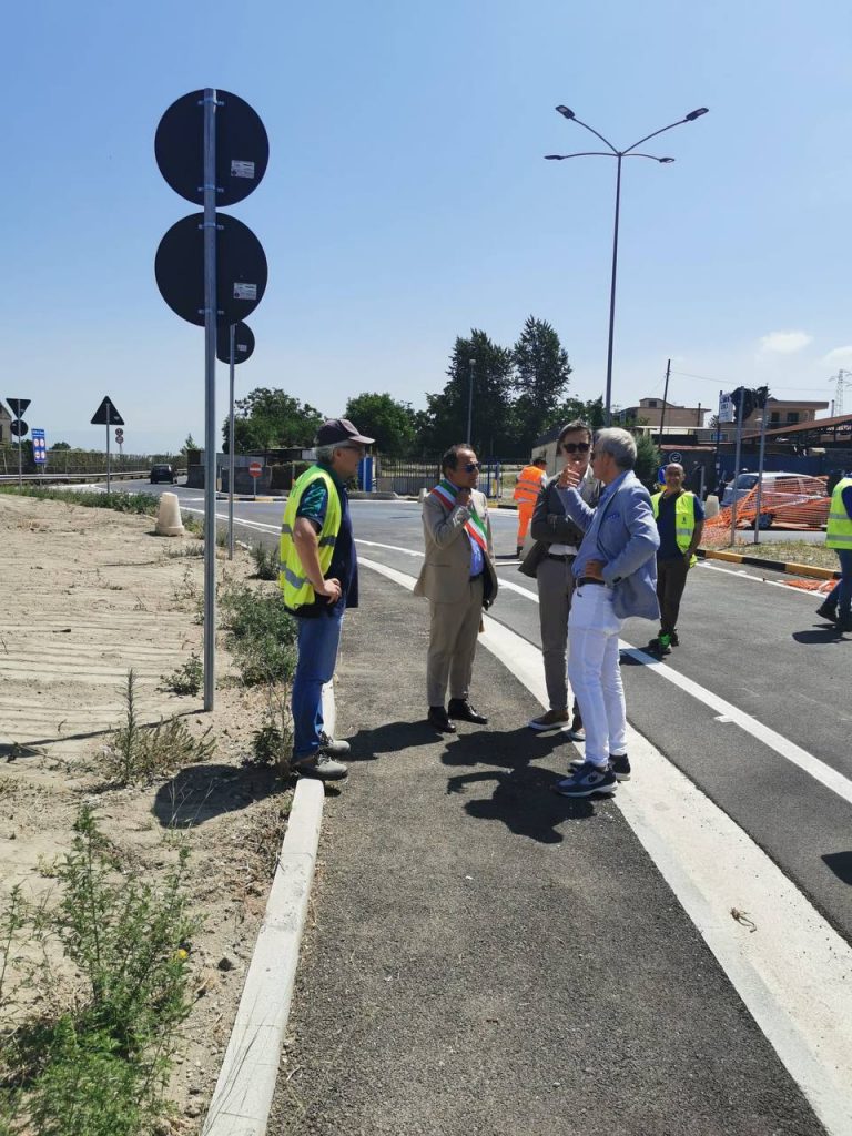 Sant’Anastasia, aperto al transito il nuovo svincolo della SS 268 a Madonna dell’Arco