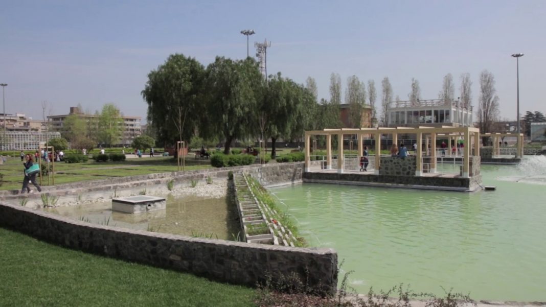Nuovo sistema aspirazione per laghetto della villa di Pomigliano