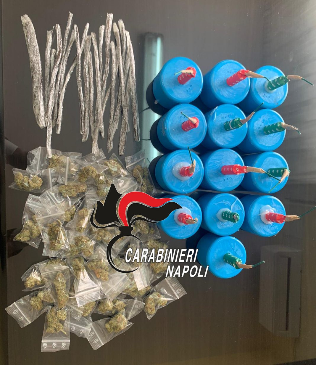 Casalnuovo, ecco le bombe di Natale: trovati 13 ordigni del racket