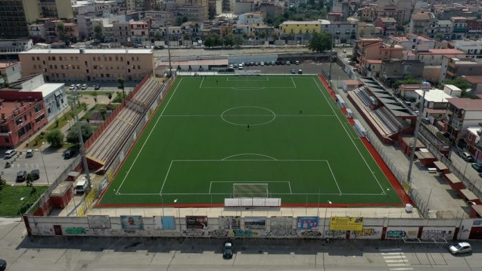 Lo stadio Gobbato di Pomigliano