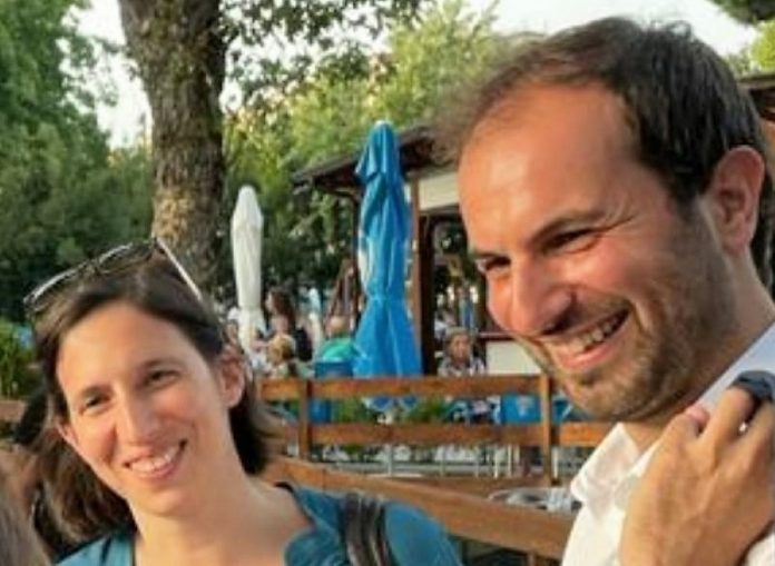 a dx Marco Sarracino e a sx Elly Schlein
