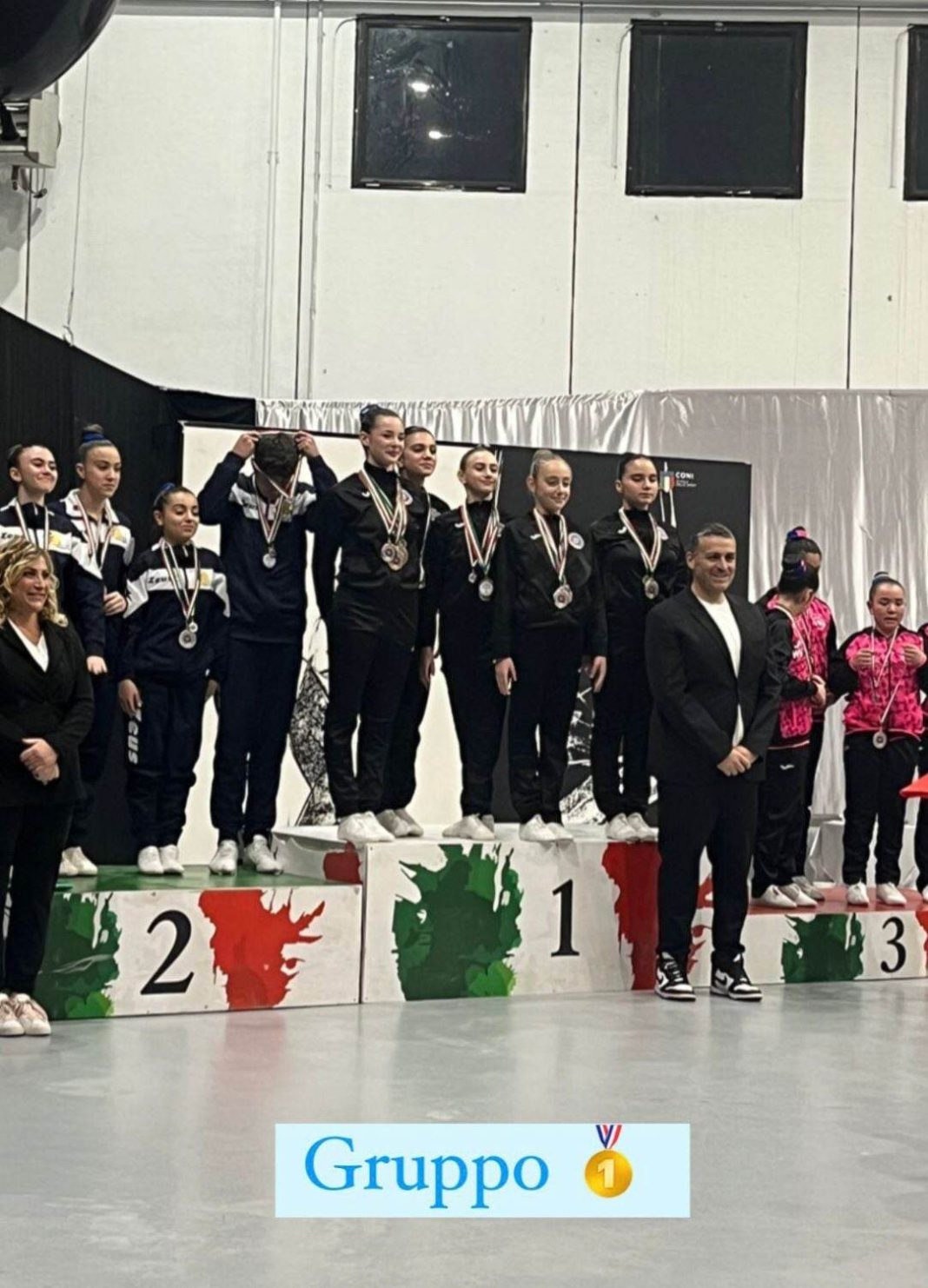 Campionato interregionale di ginnastica aerobica: una sommese sul podio