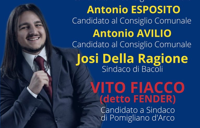 Josi Della Ragione a Pomigliano per supportare la campagna elettorale di Rinascita