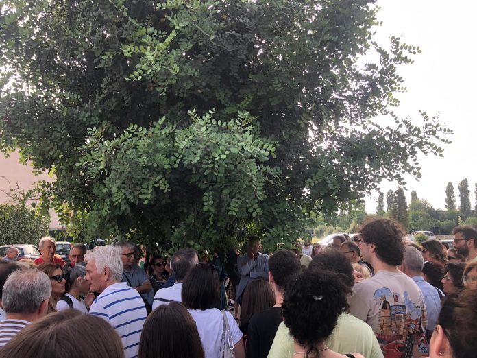 La manifestazione spontanea di ieri per Frederick