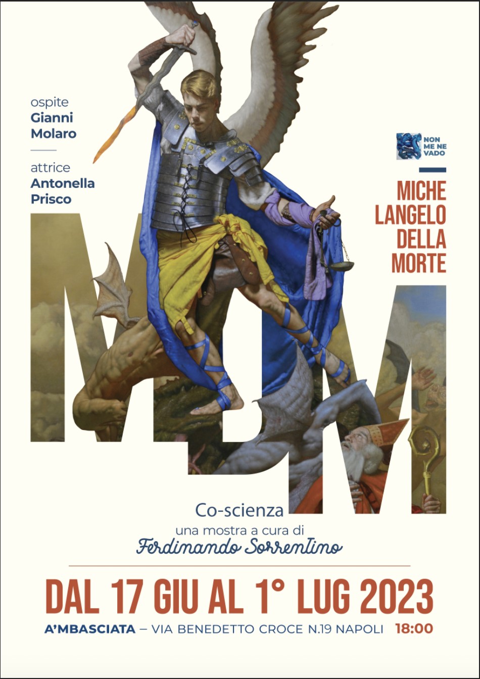 “Co – Scienza”, la mostra di Michelangelo Della Morte. Apertura con Gianni Molaro e Antonella Prisco