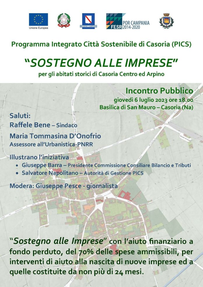 Locandina Sostegno Imprese