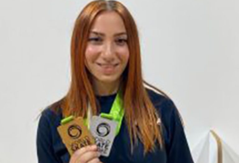 Somma Vesuviana, l’atleta Sveva Romano vince un oro e un argento in Spagna
