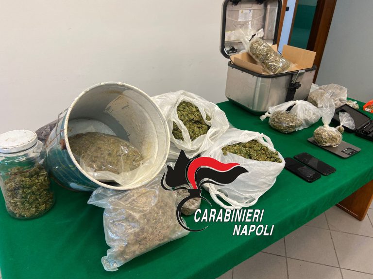 Carico record di droga a casa di una casalinga incensurata, nei guai pure i figli