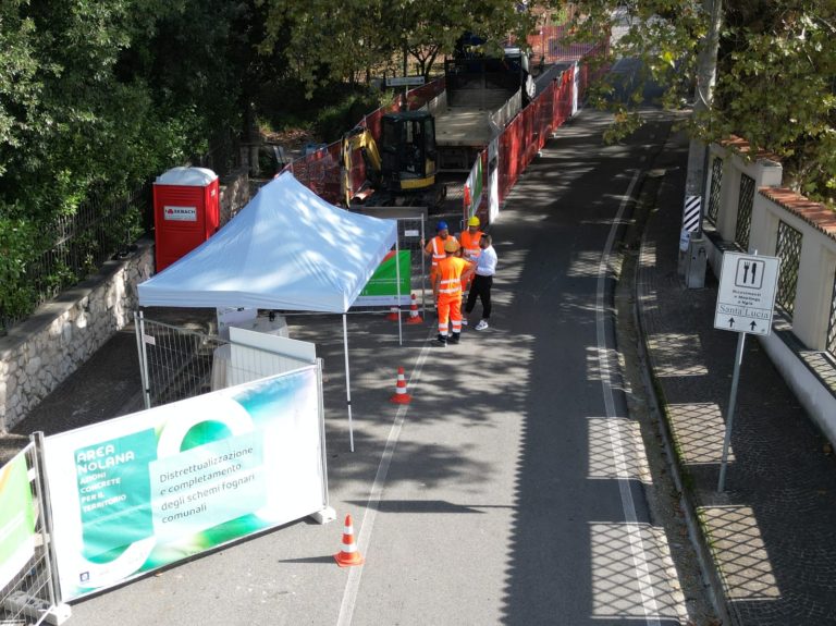 Nola, via ai lavori della rete fognaria. Gori presenta macro-progetto per Area Nolana