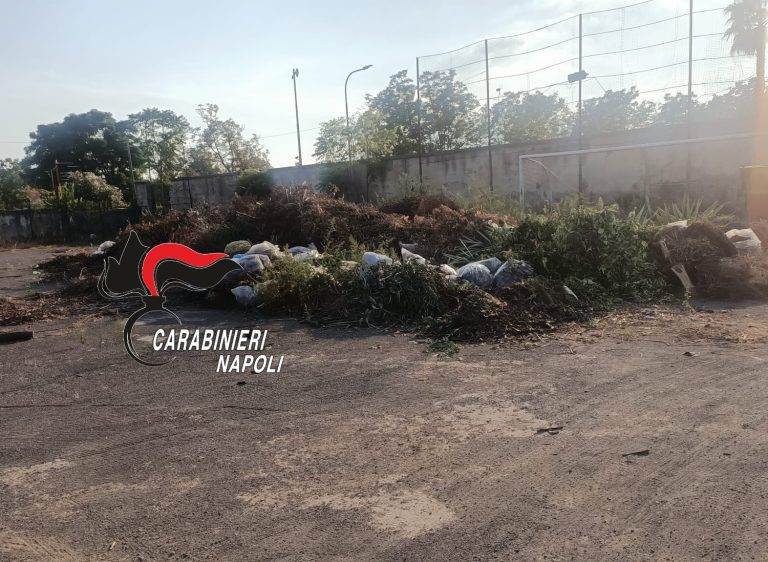 Nel Nolano le discariche arrivano fin dentro gli stadi: cumulo di rifiuti occupa aria di rigore