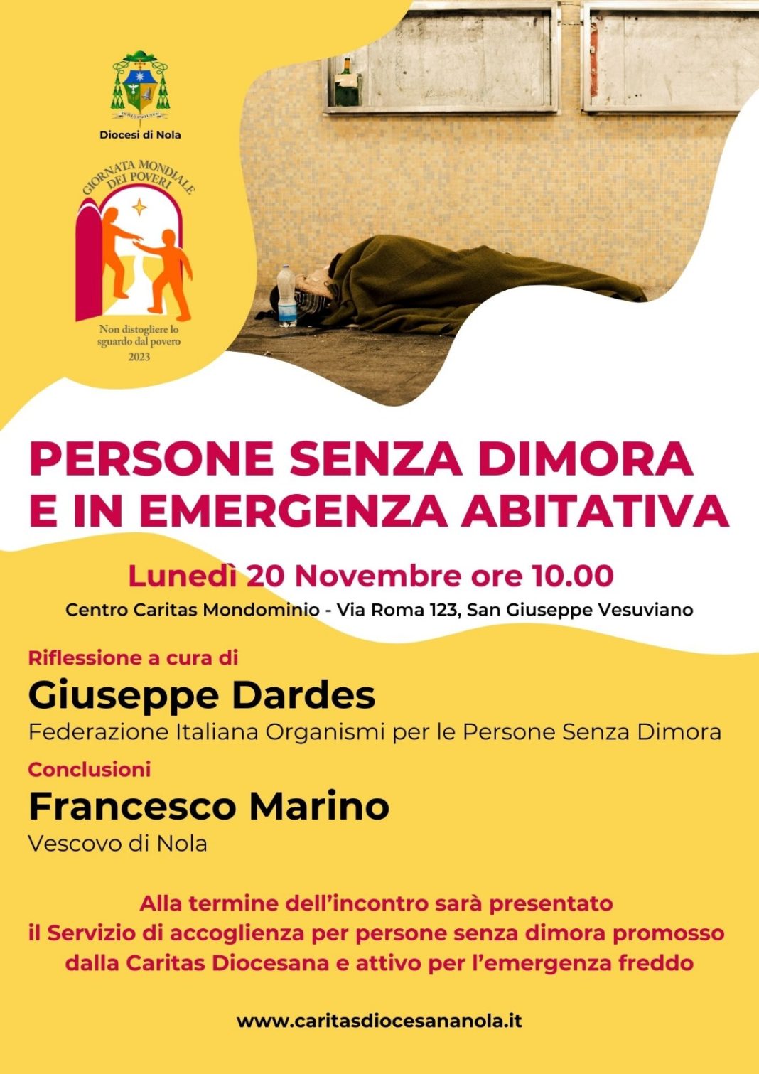 San Giuseppe Vesuviano, dialogo su “Persone senza dimora e in emergenza abitativa”