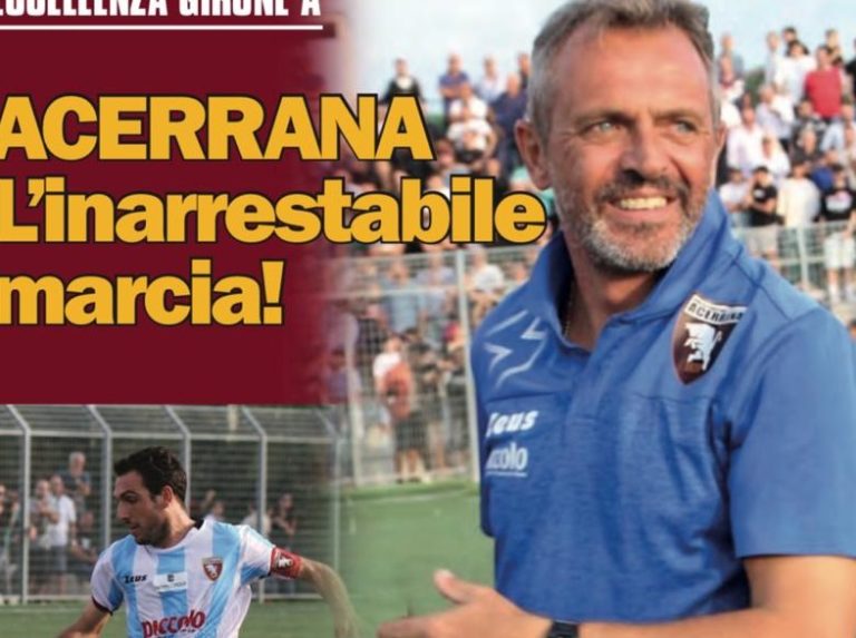 L’Acerrana batte la Mariglianese in 5 minuti: primato, entusiasmo e nuovo magazine per il Toro