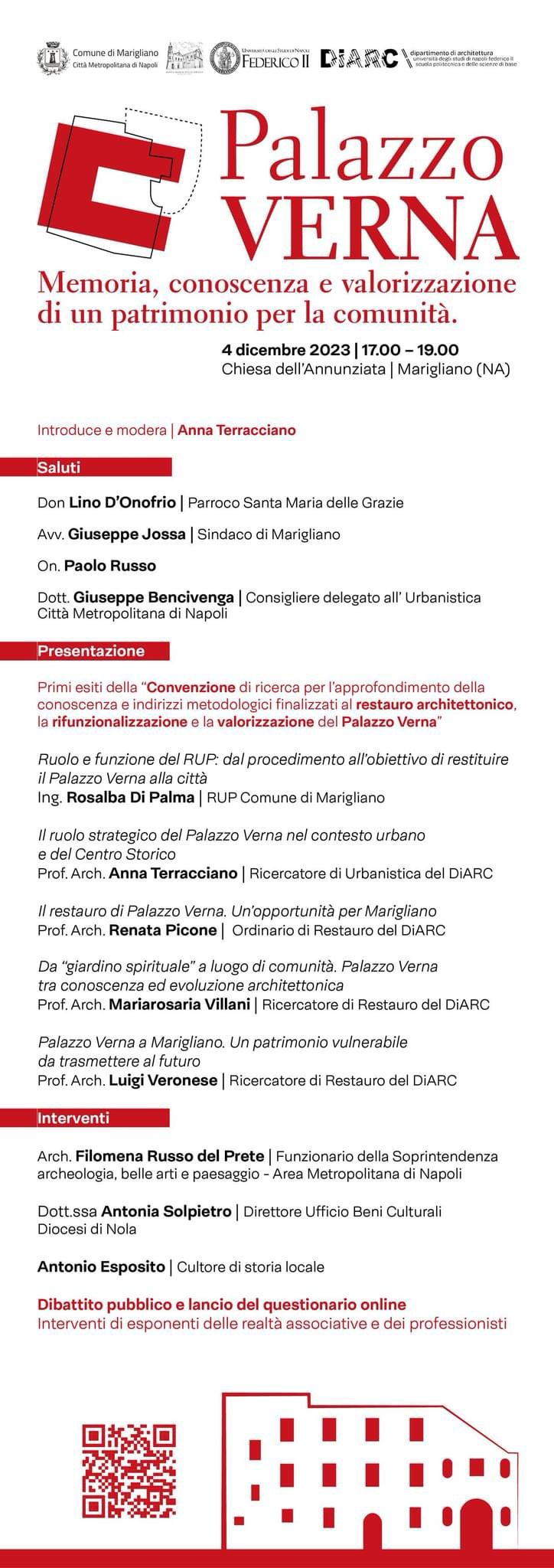 Marigliano, Palazzo Verna: un progetto per valorizzarlo