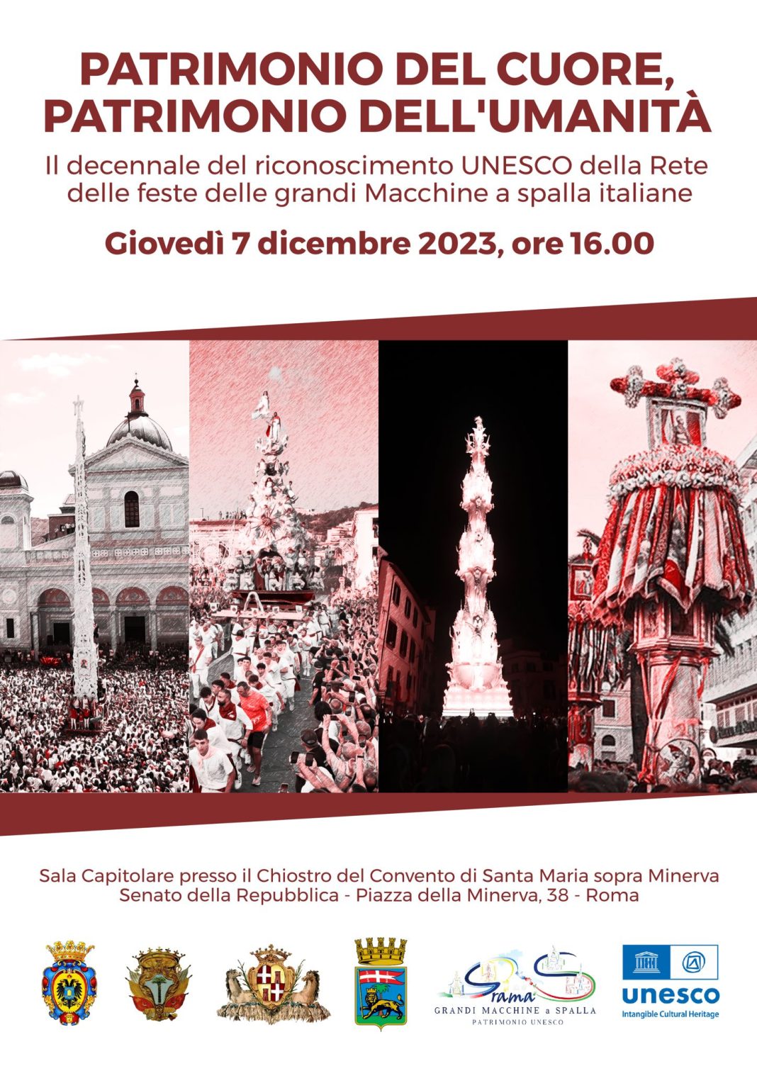Festa dei Gigli in Senato per i 10 anni di riconoscimento Unesco