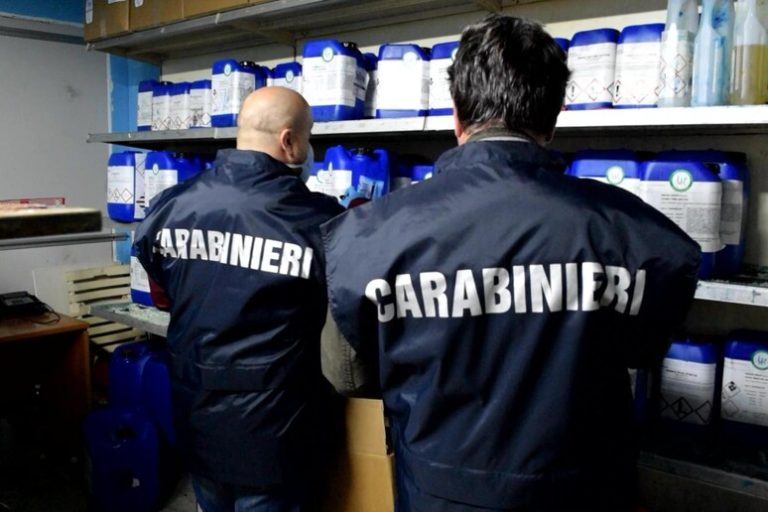 Sequestro da 800mila euro di fitofarmaci a Palma Campania