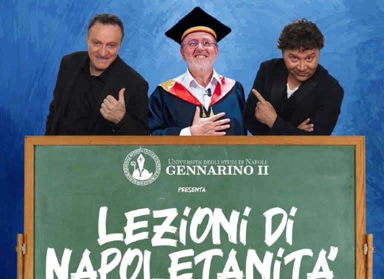 Teatro Summarte: Lino D’Angiò, Amedeo Colella e Alan De Luca in “Lezioni di Napoletanità”