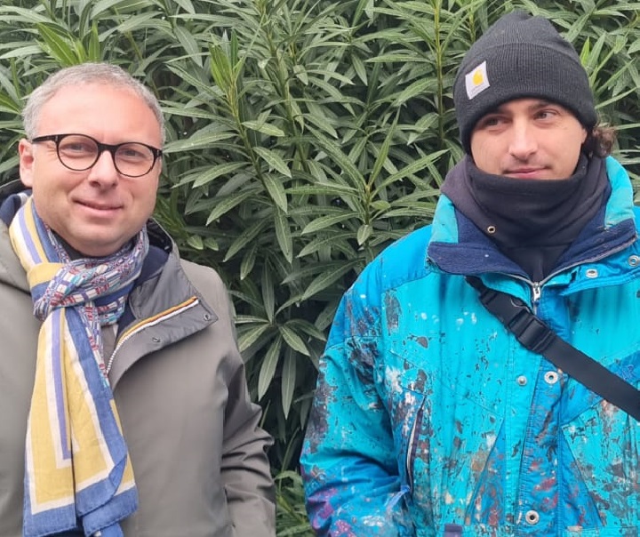 La traccia di Jorit e Siani su Casoria, prende forma il Murales della Legalità