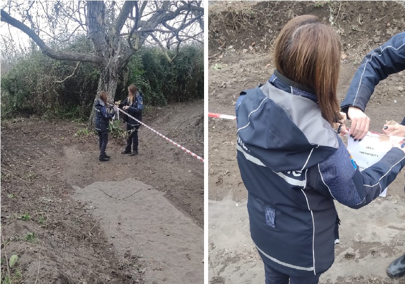 Polizia Municipale scopre scavo abusivo sull’alveo Santa Maria del Pozzo