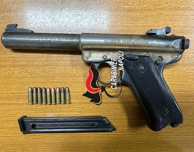 Minorenne e incensurato trovato con pistola illegale nella 219 di Pomigliano