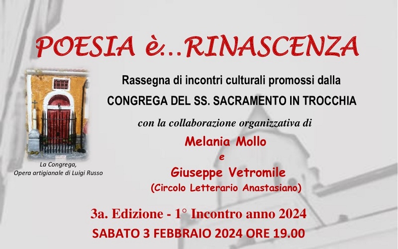 Pollena Trocchia, la Rassegna culturale “Poesia è… Rinascenza”