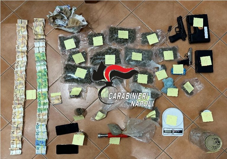 Famiglia di Pomigliano trovata con 50mila euro e droga in casa: 4 nei guai dopo blitz