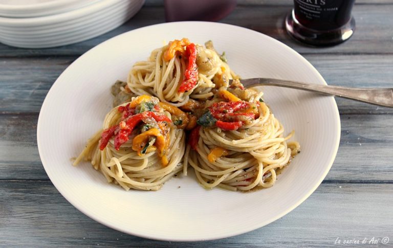 Le ricette di Biagio: vermicelli con peperoni e melanzane, simbolo di buon augurio…
