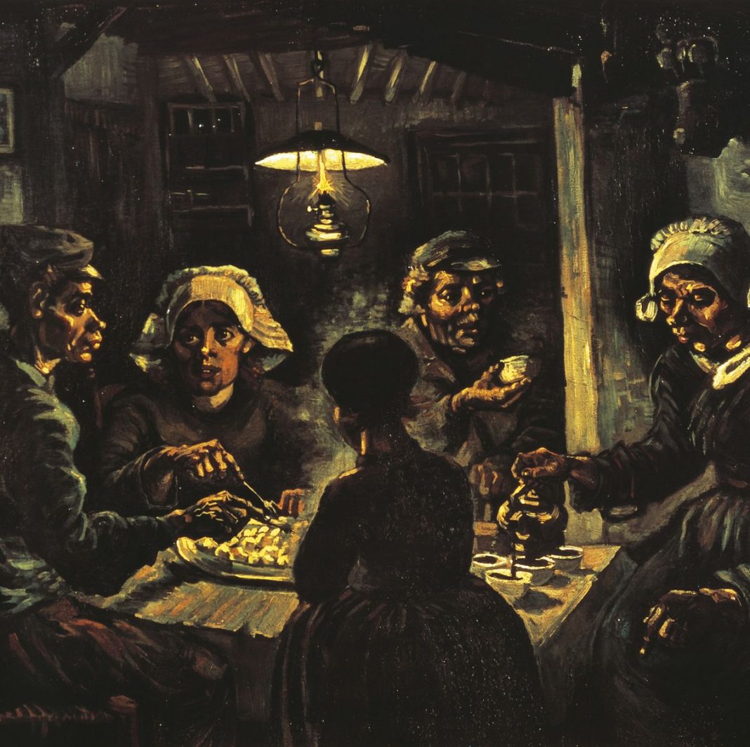 Le ricette di Biagio: timballo di zucca e patate. Le patate che ispirarono Van Gogh