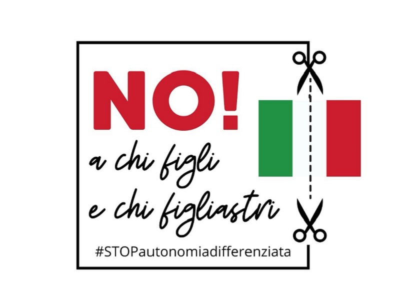 “A chi figli e chi figliastri”: parte la campagna di sensibilizzazione contro l’autonomia differenziata